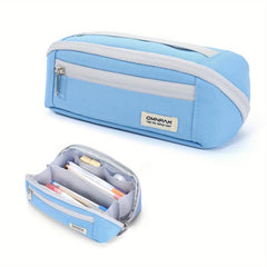 Nylon Waterproof Pencil Pen Case Lightweight Pouch Box Organizer