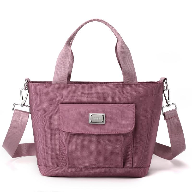 Vintage Nylon Tote Bag Mini Top Handle Crossbody Bag Women's Handbag