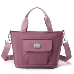 Vintage Nylon Tote Bag Mini Top Handle Crossbody Bag Women's Handbag