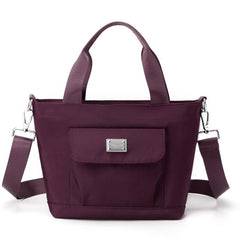 Vintage Nylon Tote Bag Mini Top Handle Crossbody Bag Women's Handbag