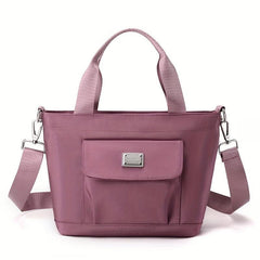 Vintage Nylon Tote Bag Mini Top Handle Crossbody Bag Women's Handbag
