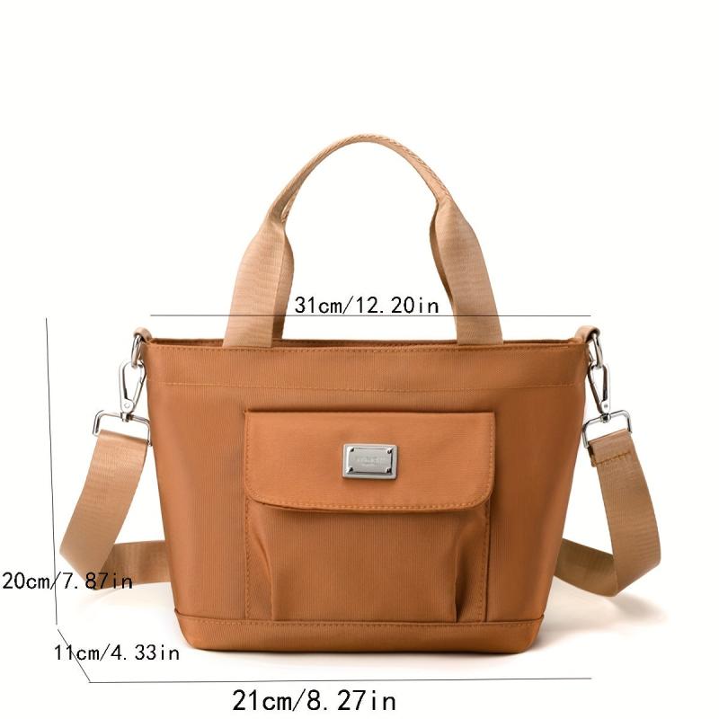 Vintage Nylon Tote Bag Mini Top Handle Crossbody Bag Women's Handbag