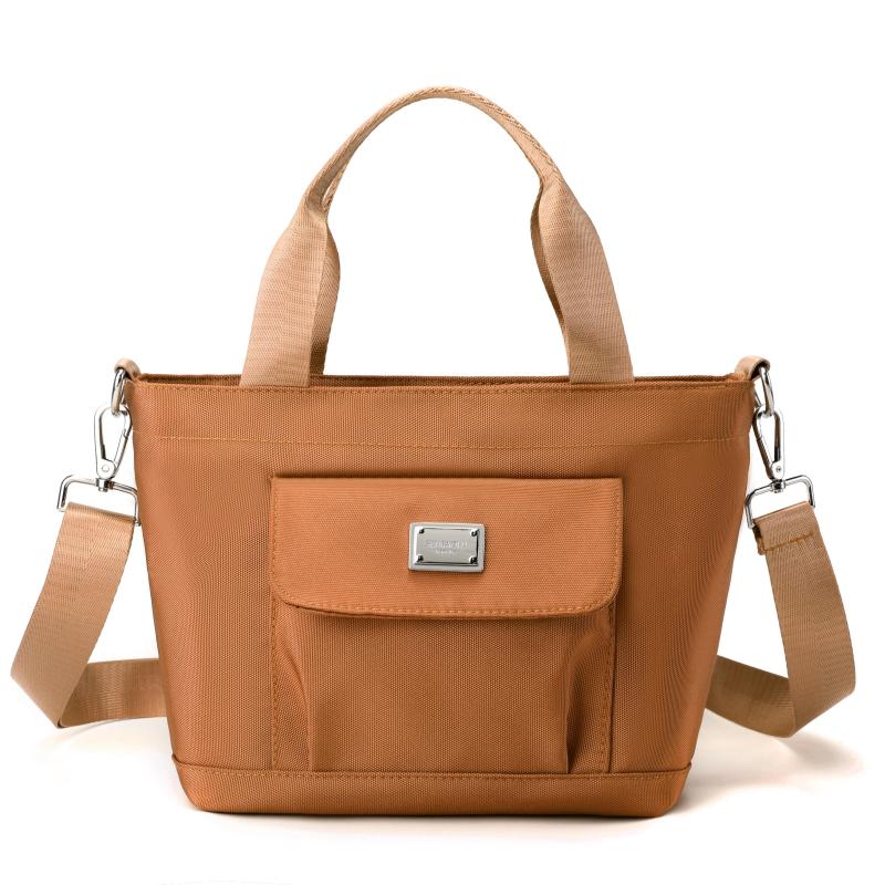 Vintage Nylon Tote Bag Mini Top Handle Crossbody Bag Women's Handbag