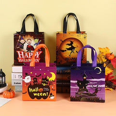 12 Pcs Cartoon Halloween Handbag Lightweight Gift Storage Portable Non woven Bag
