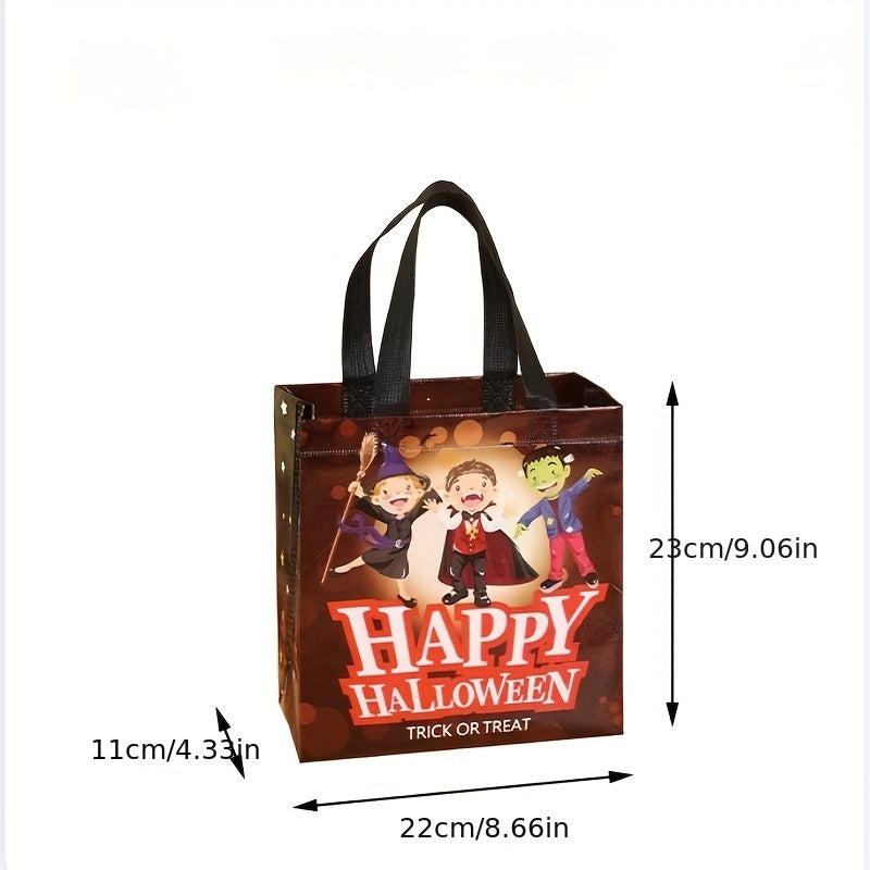 12 Pcs Cartoon Halloween Handbag Lightweight Gift Storage Portable Non woven Bag