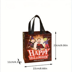 12 Pcs Cartoon Halloween Handbag Lightweight Gift Storage Portable Non woven Bag