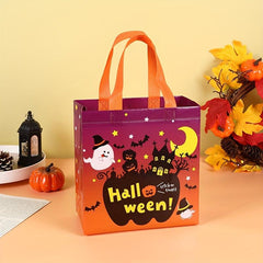 12 Pcs Cartoon Halloween Handbag Lightweight Gift Storage Portable Non woven Bag