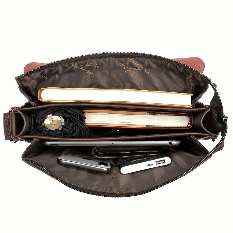 Men's Business Crossbody Bag Large Capacity Shoulder Bag