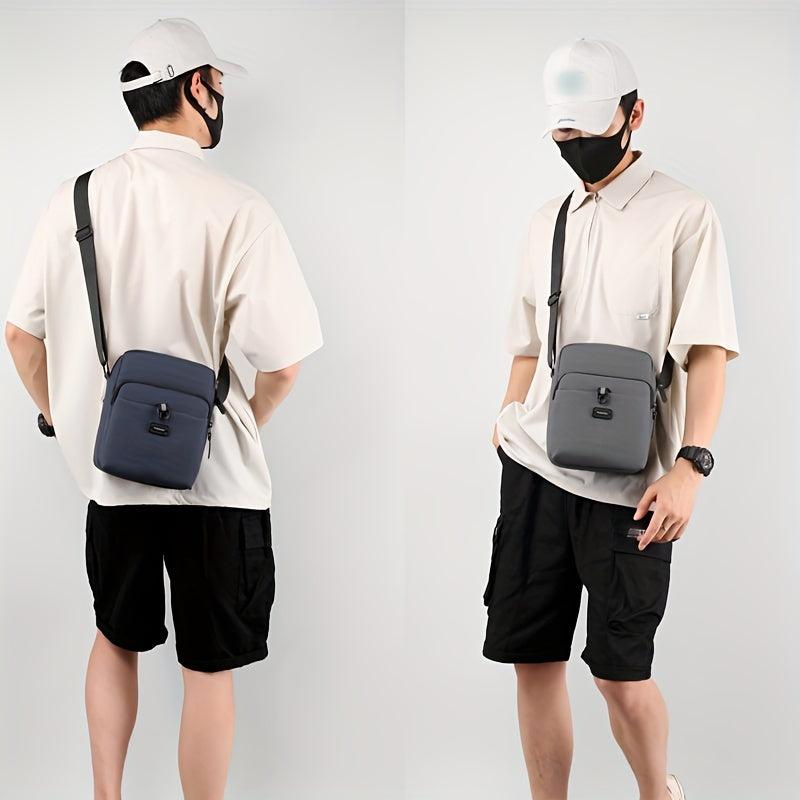 Men's Casual Shoulder Bag With Multiple Pockets for Travel