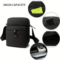 Men's Casual Shoulder Bag With Multiple Pockets for Travel