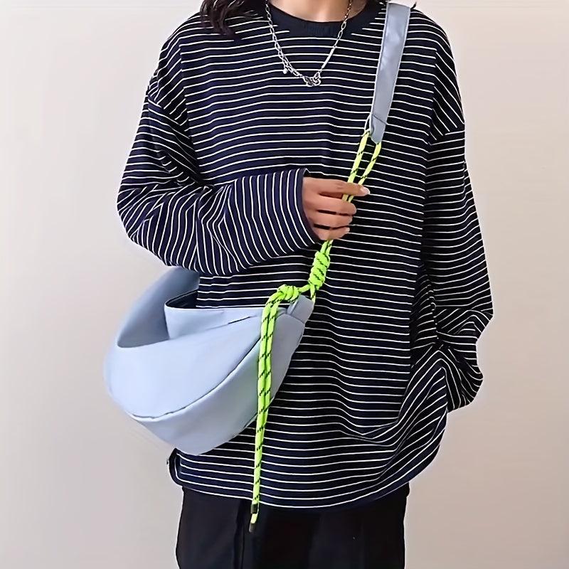 Large Capacity Nylon Crossbody Bag Lightweight Messenger Bag