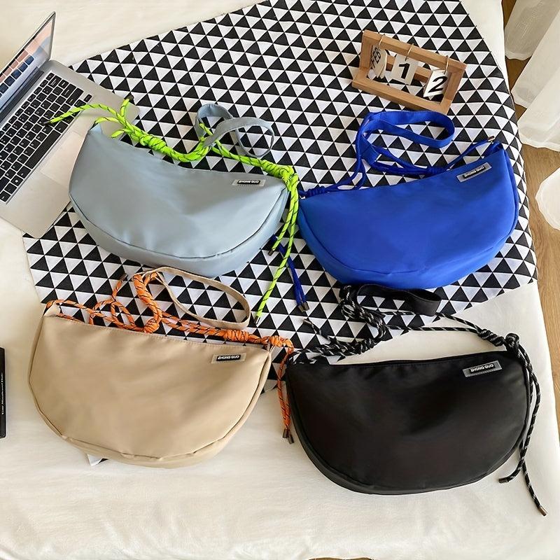 Large Capacity Nylon Crossbody Bag Lightweight Messenger Bag