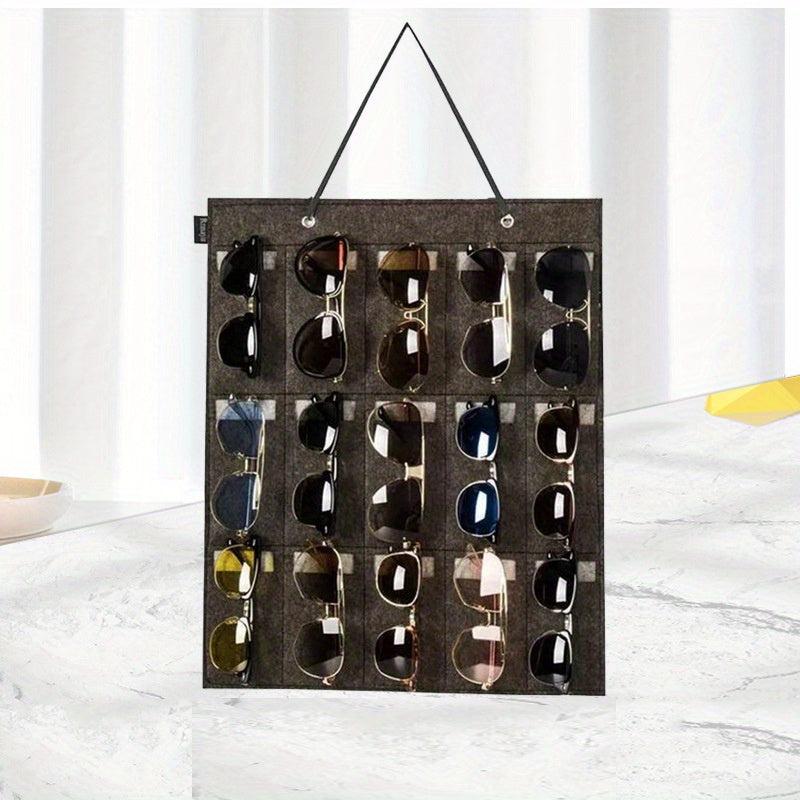 Wall Mounted Sunglasses Storage Organizer Eyeglasses Holder