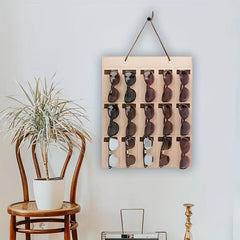 Wall Mounted Sunglasses Storage Organizer Eyeglasses Holder