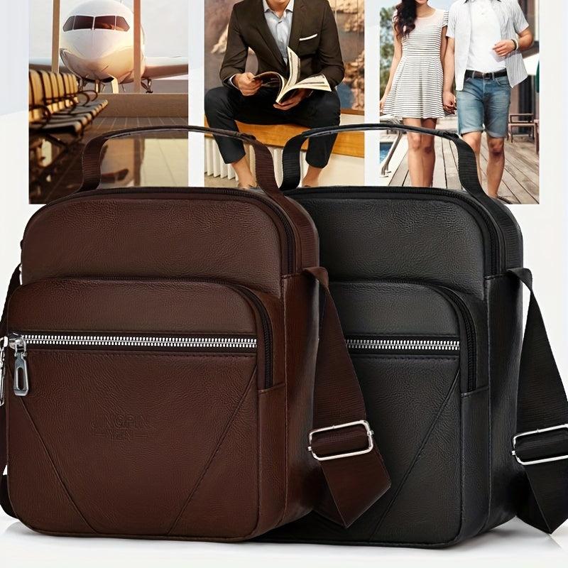 Men's Large Capacity Waterproof Crossbody Bag