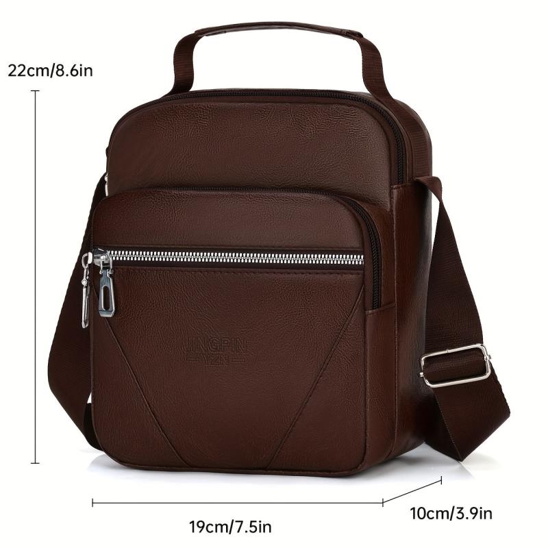 Men's Large Capacity Waterproof Crossbody Bag