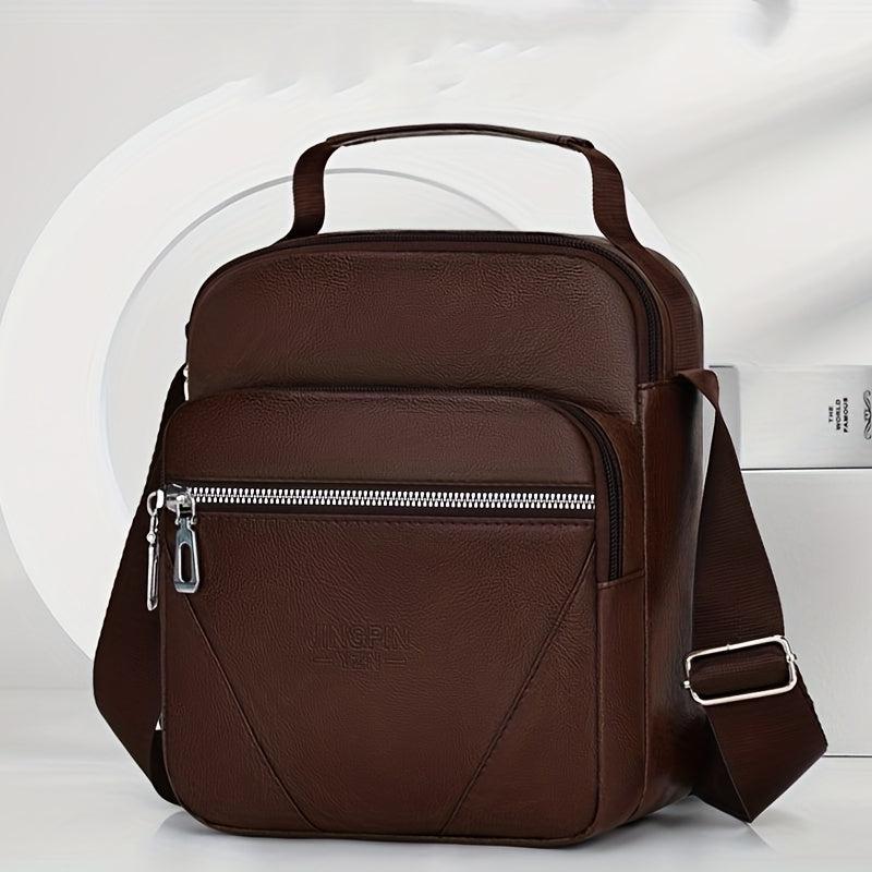 Men's Large Capacity Waterproof Crossbody Bag