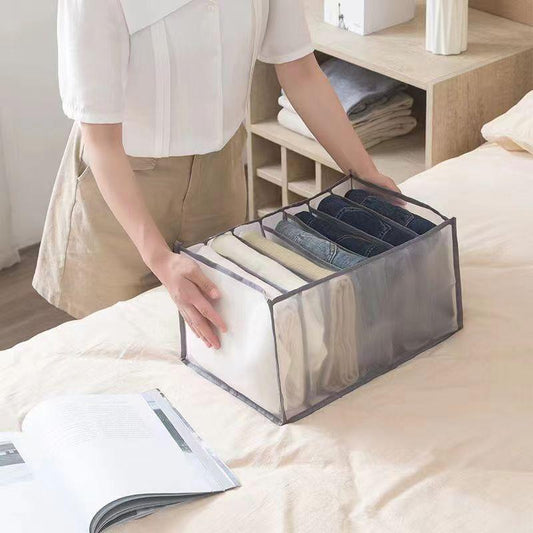 Grids Clothes Organizer Portable Storage Containers For Underwear