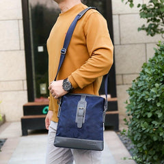 Men's Waterproof Shoulder Motorcycle Bag Multifunctional Crossbody Bag