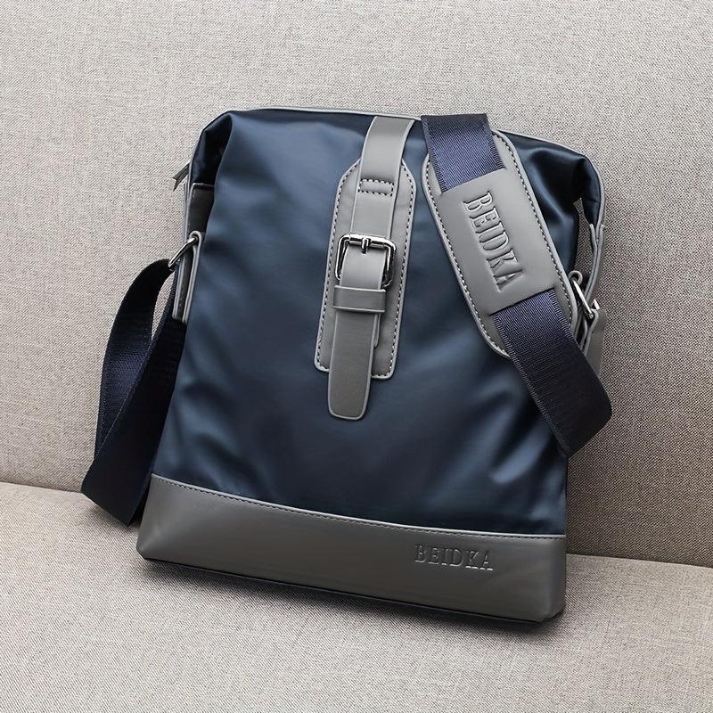 Men's Waterproof Shoulder Motorcycle Bag Multifunctional Crossbody Bag