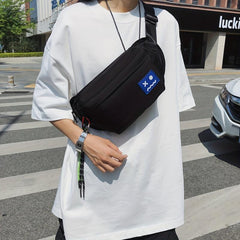 Men's Chest Bag Large Capacity Waterproof Crossbody Bag