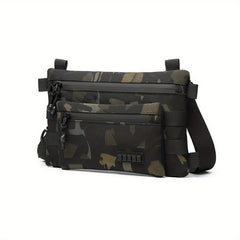Men's Waterproof Shoulder Bag With Compass Portable Messenger Bag