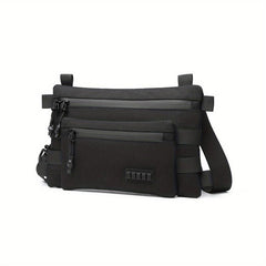 Men's Waterproof Shoulder Bag With Compass Portable Messenger Bag