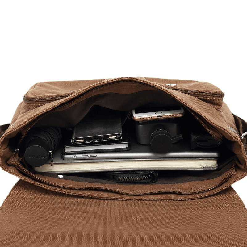 Canvas Shoulder Messenger Bag Retro Casual Student School Unisex