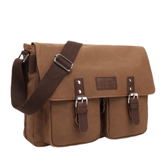 Canvas Shoulder Messenger Bag Retro Casual Student School Unisex