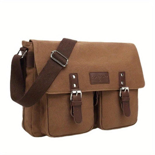 Canvas Shoulder Messenger Bag Retro Casual Student School Unisex
