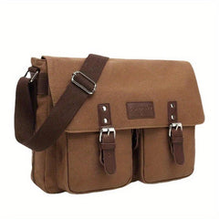 Canvas Shoulder Messenger Bag Retro Casual Student School Unisex