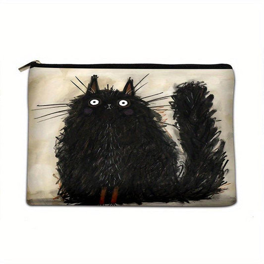 Pattern Zipper Makeup Bag Lightweight Versatile Clutch Makeup Bag