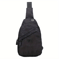 Men's Casual Oxford Cloth Chest Bag Large Capacity Sports Shoulder Bag