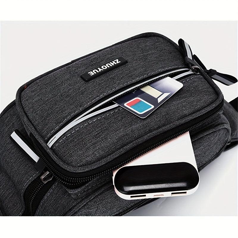 Men's Large Capacity Waist Bag for Travel Sports