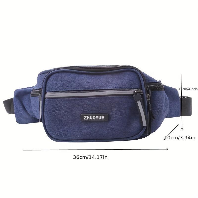Men's Large Capacity Waist Bag for Travel Sports
