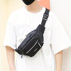 Men's Large Capacity Waist Bag for Travel Sports