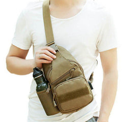 Men's Tactical Chest Bag Multifunctional Sports Crossbody Bag