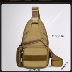 Men's Tactical Chest Bag Multifunctional Sports Crossbody Bag