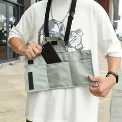 Men's Single Shoulder Diagonal Bag Small Storage Bag Outdoor Waist Bag