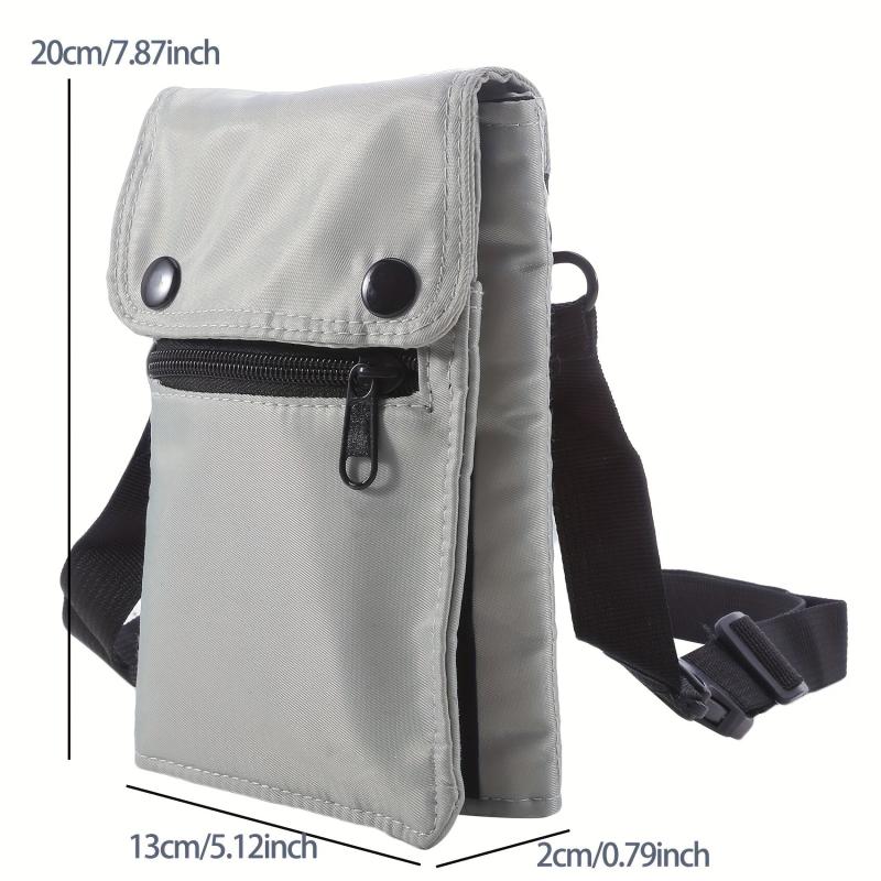 Men's Single Shoulder Diagonal Bag Small Storage Bag Outdoor Waist Bag