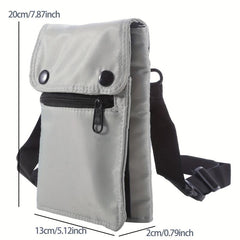 Men's Single Shoulder Diagonal Bag Small Storage Bag Outdoor Waist Bag