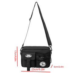 Men's Nylon Crossbody Bag Multifunctional Shoulder Bag