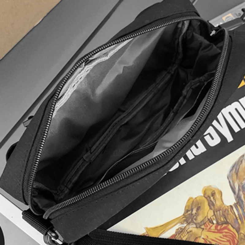 Men's Nylon Crossbody Bag Multifunctional Shoulder Bag