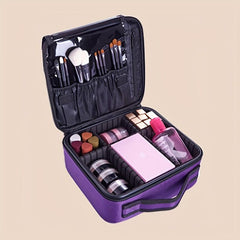 Portable Cosmetic Bag Solid Handbag