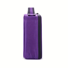 Portable Cosmetic Bag Solid Handbag
