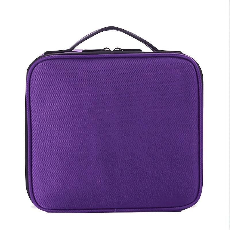 Portable Cosmetic Bag Solid Handbag