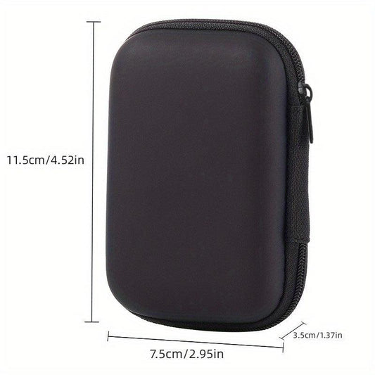Mini Portable Storage Bag Zipper Lightweight Earphone Bag