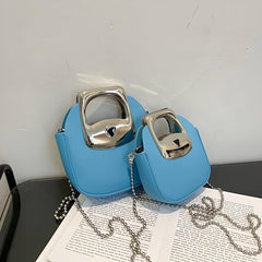 Stylish Crossbody Bag Faux Leather Purse