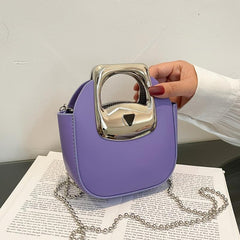 Stylish Crossbody Bag Faux Leather Purse