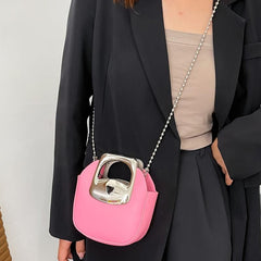 Stylish Crossbody Bag Faux Leather Purse